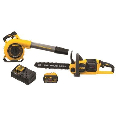 DEWALT 60V MAX Brushless Chainsaw with Blower Combo Kit