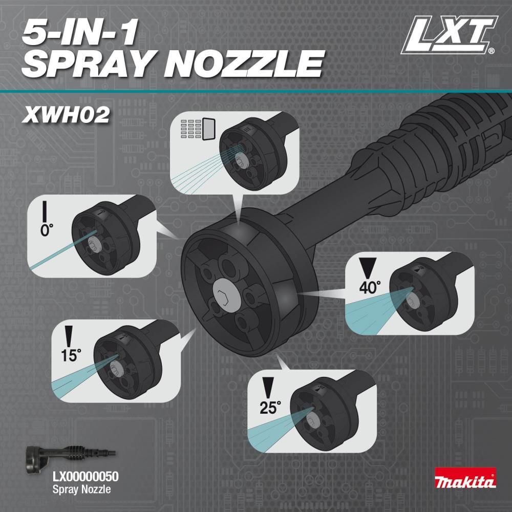 Makita 18V LXT 320 PSI 0.7 GPM Battery Powered Cold Water Power Cleaner (Bare Tool), large image number 10