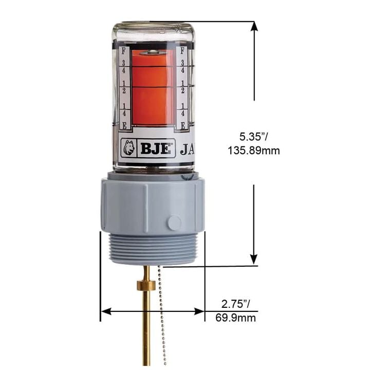 Husky JAR Sightglass Adjustable Tank Gauge 43-72 Inch, large image number 1