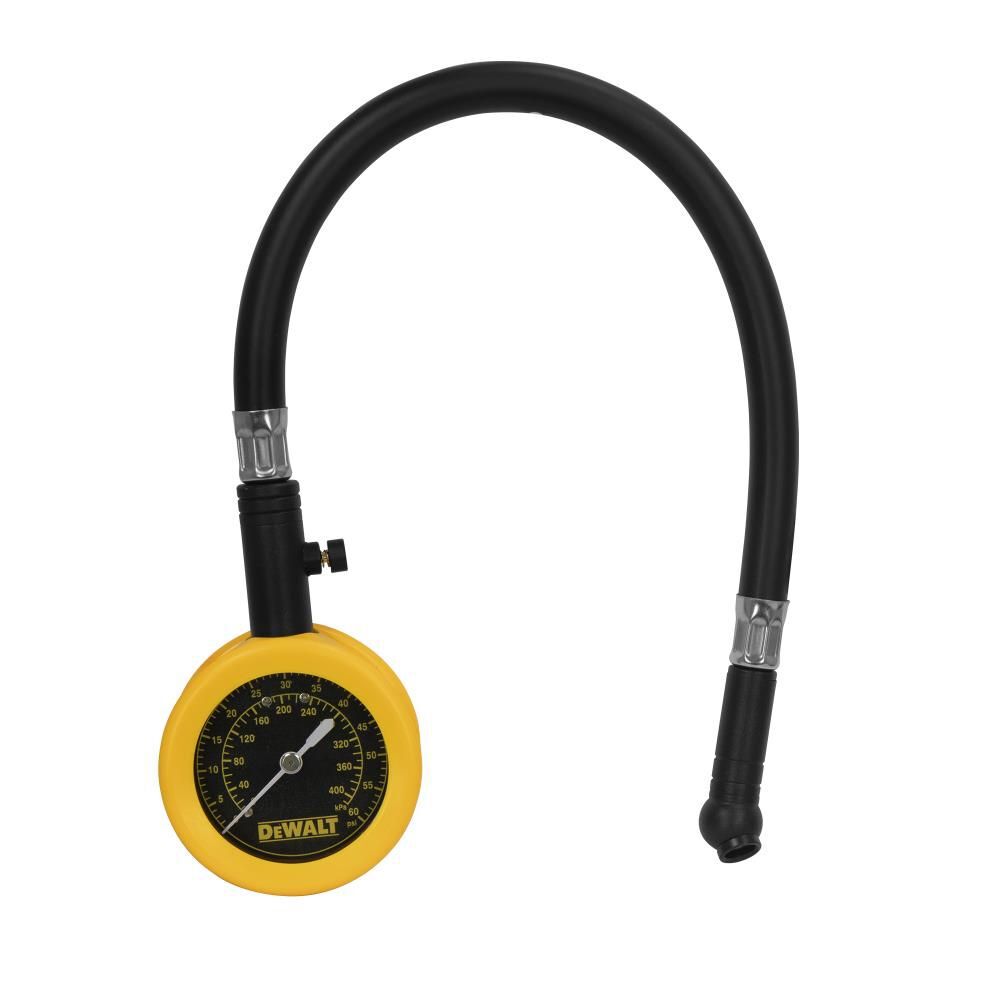 DEWALT Analog Dial Gauge with Swivel Chuck and 12 Inch Hose, large image number 4