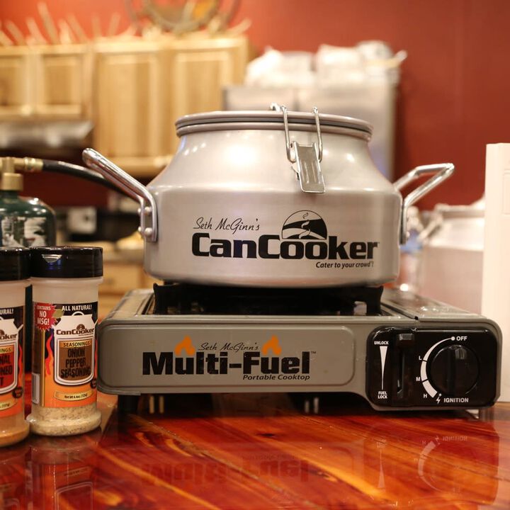Cancooker Multi Fuel Portable Cooktop Black/Gray, large image number 4