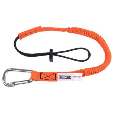Proto Elastic Lanyard With Stainless Steel Carabiner - 15 lb.