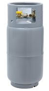 Flame King 33-1/2 Lb Steel Forklift Cylinder with Gauge Empty, small image number 1
