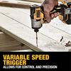 DEWALT 20V MAX XTREME Brushless 1/4 Inch Impact Driver Drill Kit & Elite Series 100pc Drill Driver Set, small image number 5