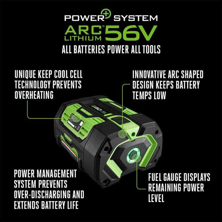EGO Power+ 56V 6Ah ARC Lithium Battery with Fuel Gauge 4 Pieces, large image number 1