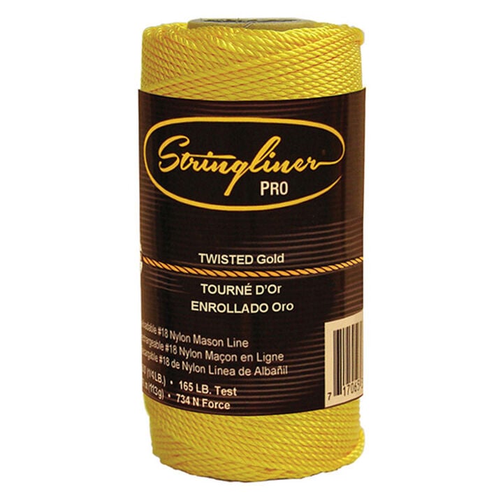 Stringliner #18 Construction Replacement Roll Twisted Gold 270 ft