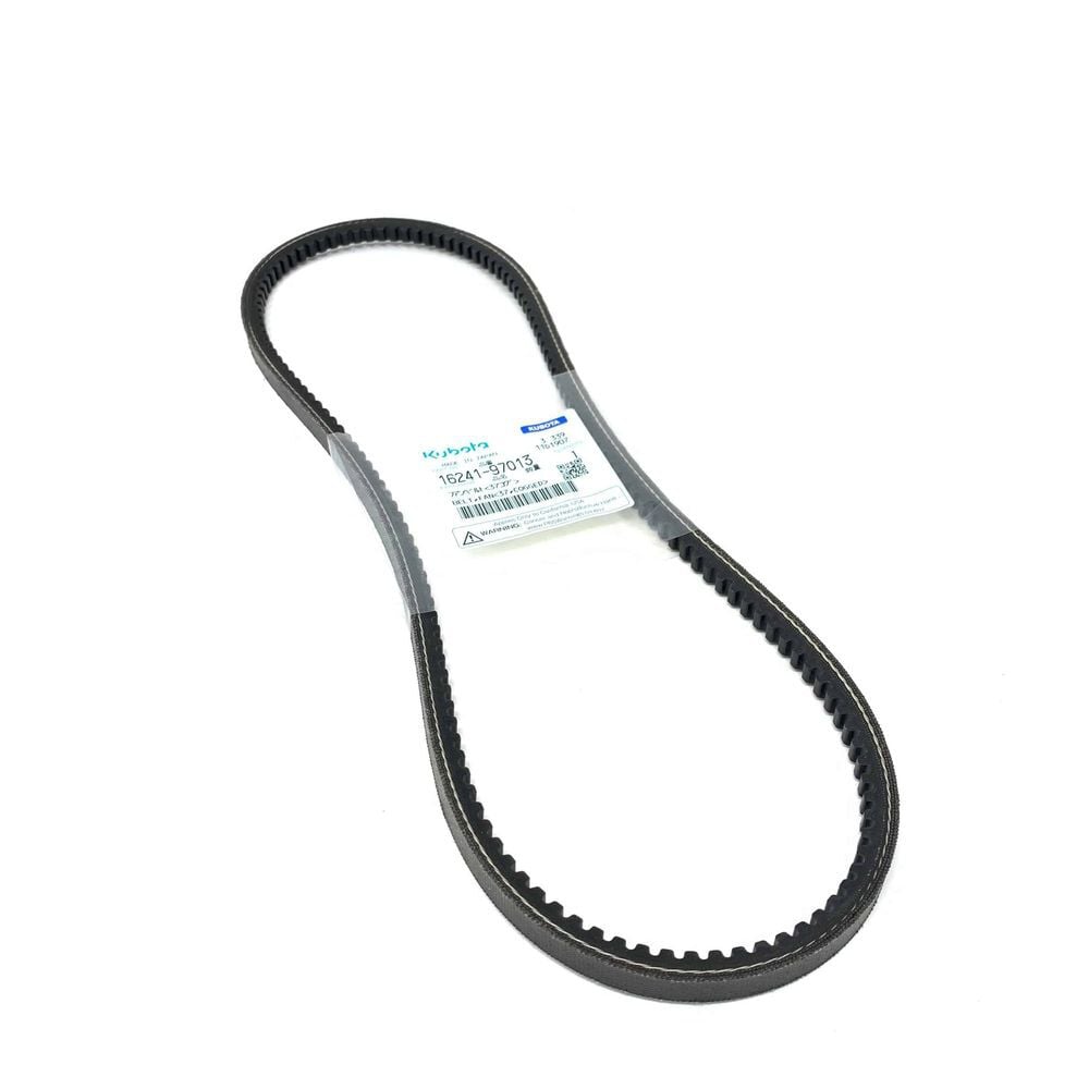 Kubota Parts 37 Inch Length Durable Rubber Cogged Cooling Fan Belt, large image number 1