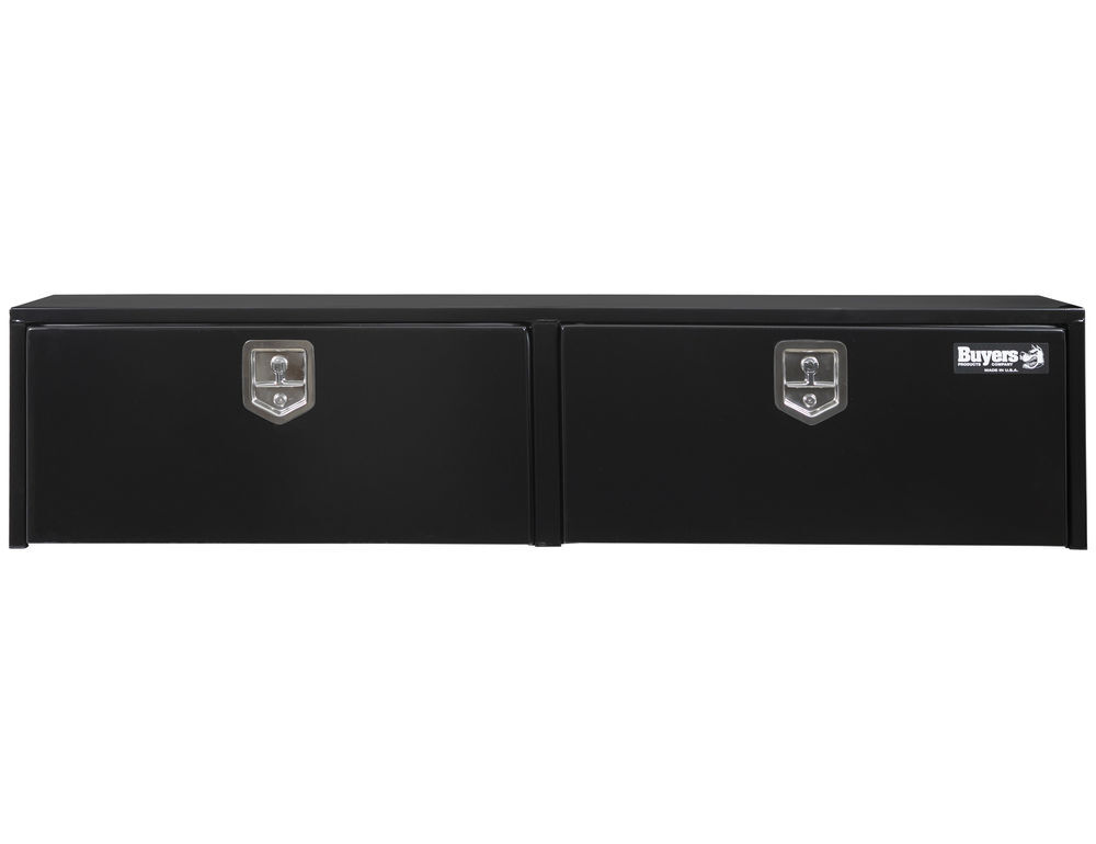 Buyers Products Company 18x16x72 Inch Black Steel Topsider Truck Box, large image number 1