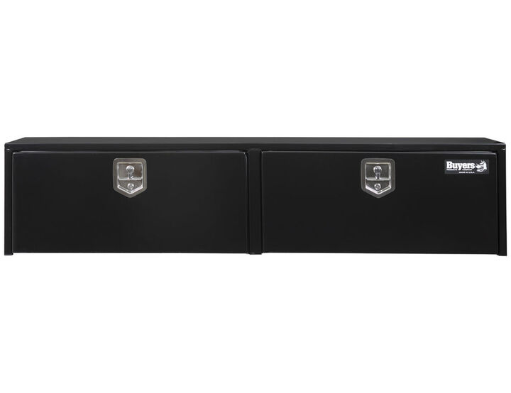 Buyers Products Company 18x16x72 Inch Black Steel Topsider Truck Box, large image number 0