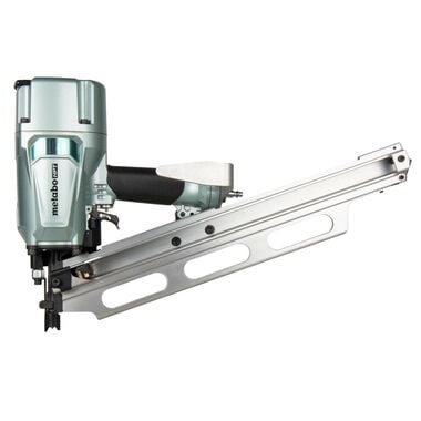 Metabo HPT 3 1/4in 21 Degree Pneumatic Framing Nailer with Depth Adjustment & Aluminum Magazine