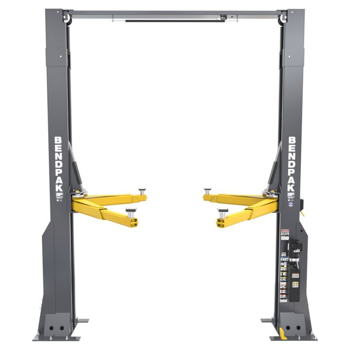 Bendpak 16AP-192 16000 Lbs High-Rise Clearfloor Two-Post Car Lift, large image number 5