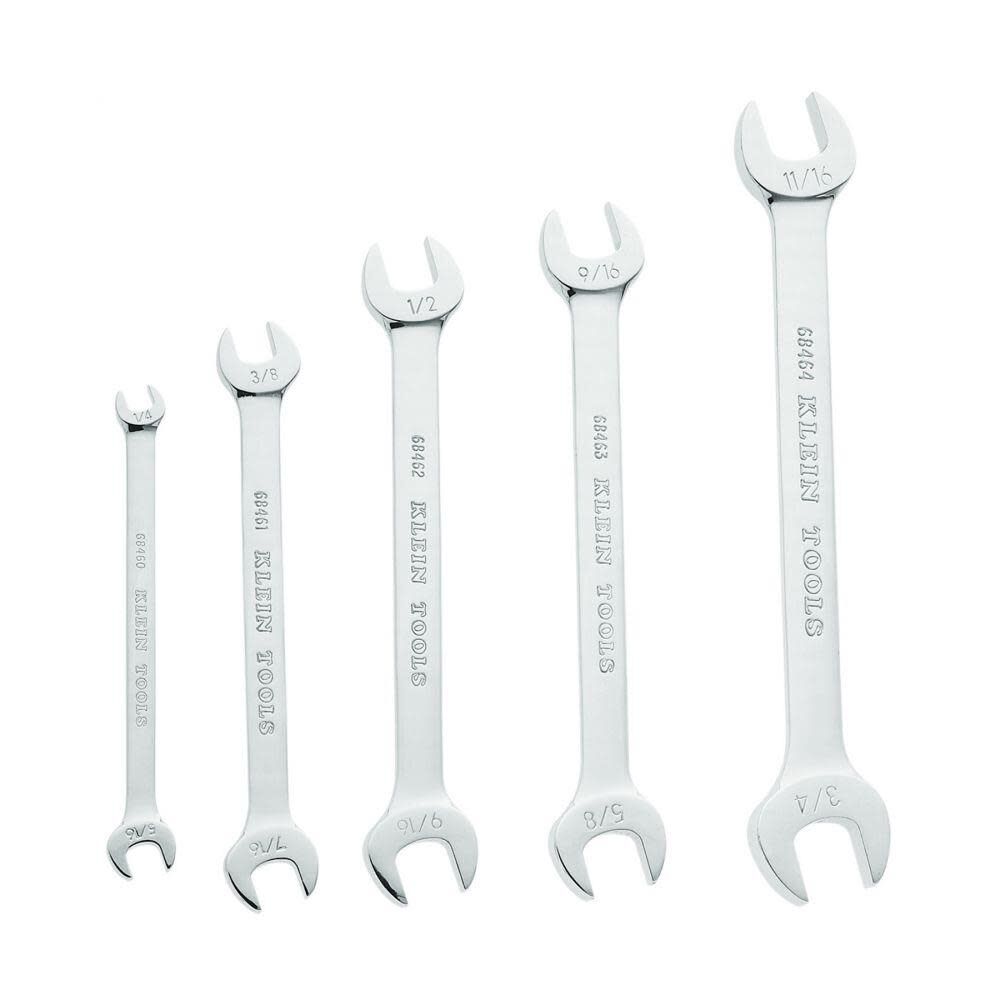 Klein Tools 5 Piece Open-End Wrench Set, large image number 5