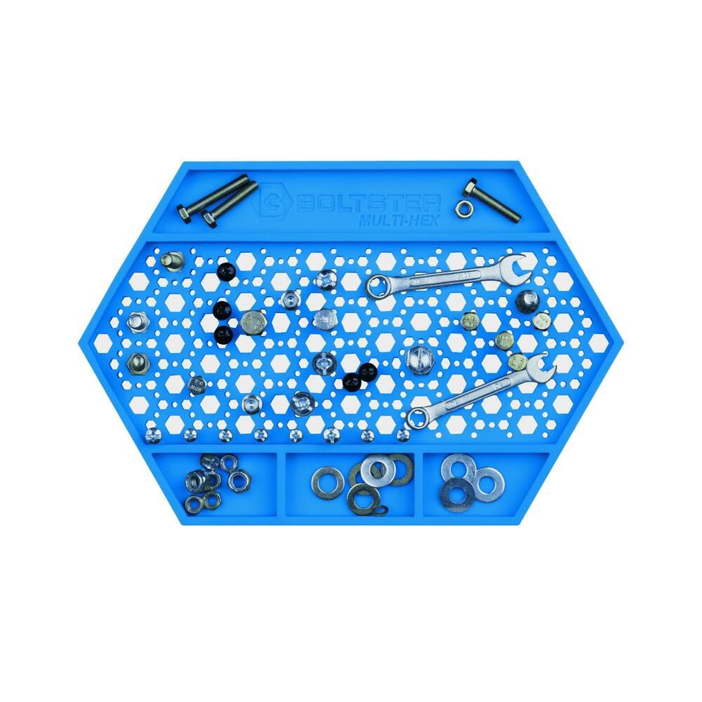 Boltster Multi-Hex Magnetic Fastener Organizer Tray Blue, large image number 2