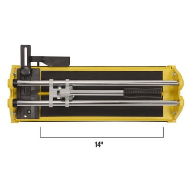 QEP 14 Inch Ceramic and Porcelain Tile Cutter with 1/2 Inch Cutting Wheel, large image number 5