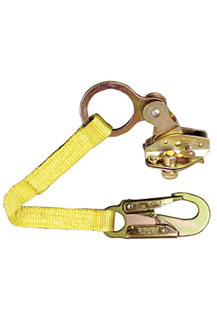 Guardian Fall Protection Rope Grab with 18in Extension Lanyard