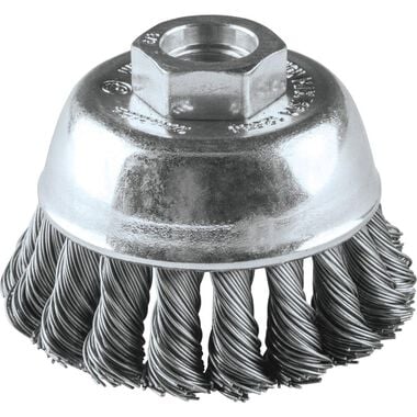 Makita 2-3/4in Knot Wire Cup Brush Stainless 5/8in-11