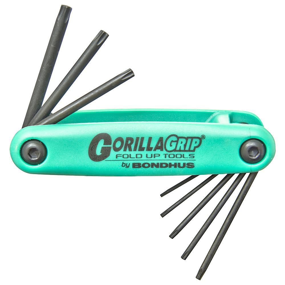 Bondhus 8pc Torx Fold-up Tool Set T6-T25, large image number 1