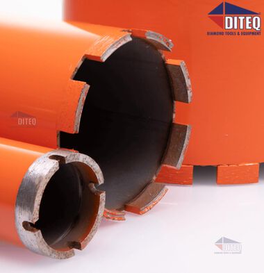 Diteq 4-1/2in C-52 Wet Diamond Concrete Core Drill Bits, large image number 2