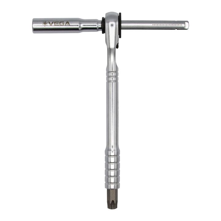 Vega 1/4 Inch Dual Drive Mag Bit Ratchet x 4-1/2 Inch with Extension Bar