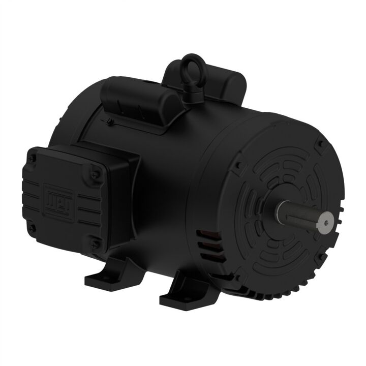 WEG 208-230V 5HP 1750 Rpm Definite Purpose Compressor Electric Motor, large image number 1