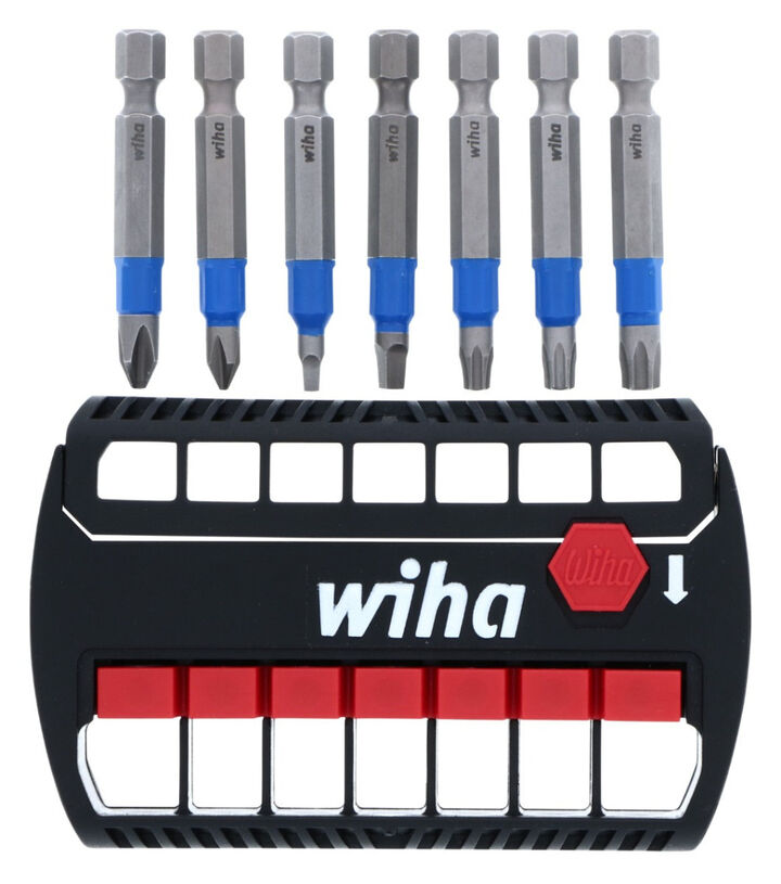 Wiha Promotional TerminatorBlue Impact Bit Set 7pc, large image number 1