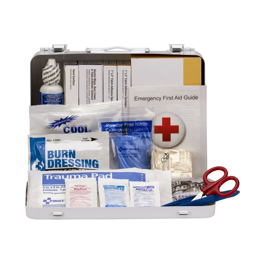 First Aid Only First Aid Kit 25 Person Heavy Duty Metal Portable, large image number 2