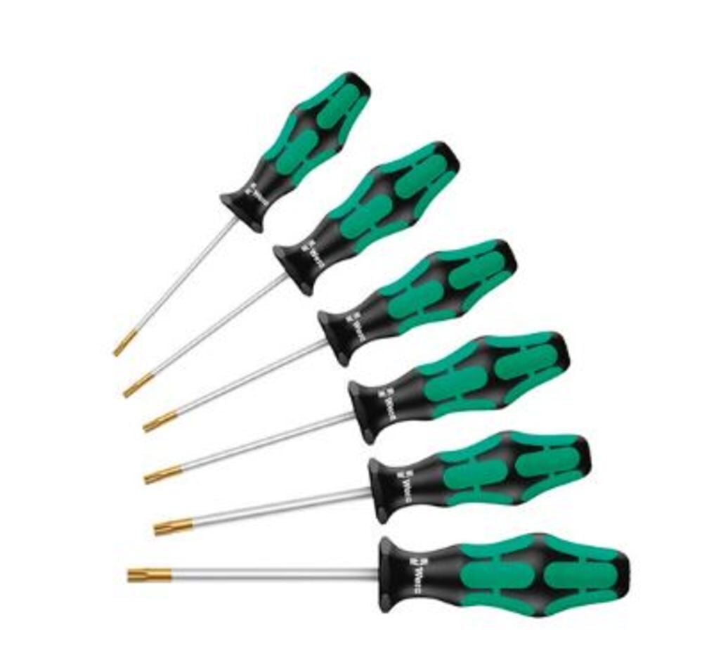 Wera Tools 367/6 TORX HF Kraftform Plus Screwdriver Set 6pc, large image number 1