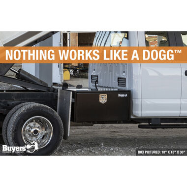 Buyers Products Company Truck Box 18x18x36 Inch Black Steel Underbody, large image number 7