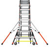 Little Giant Safety Cage Model 8 Ft. to 14 Ft. IAA FG with All Terrain Wheels and Wheel Lift, small