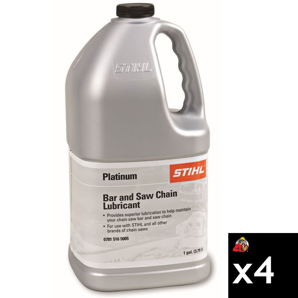 Stihl Platinum Bar & Chain Oil, Gallon, Case of 4 – STI000011275