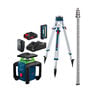 Bosch 18V Green-Beam H/V Rotary Laser Kit