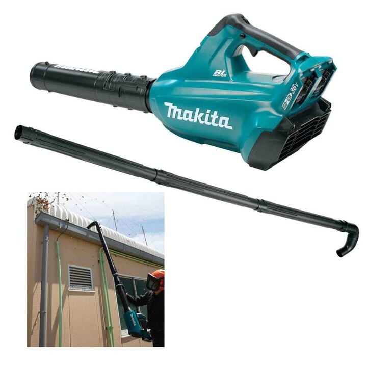 Makita 18V X2 LXT Lithium-Ion Brushless Cordless Blower with Gutter Cleaning Attachment, large image number 8