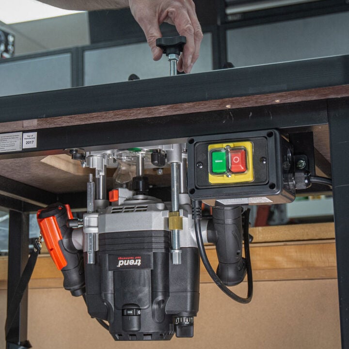 Trend T8 15A 1/2 Inch Dual-Mode Plunge Workshop Router, large image number 7