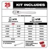 Milwaukee 25pc Ratchet and Socket Tool Set, small image number 3