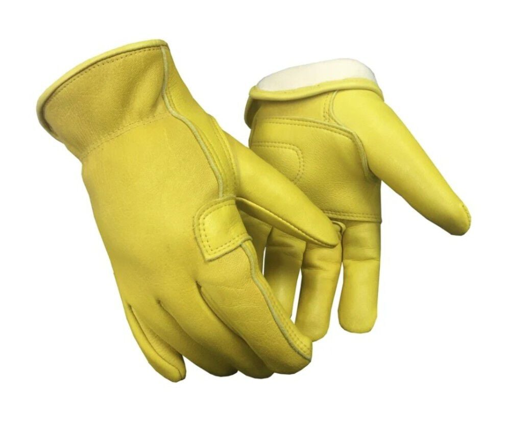 Hand Armor Double Leather Palm Elk Skin Work Gloves, large image number 1