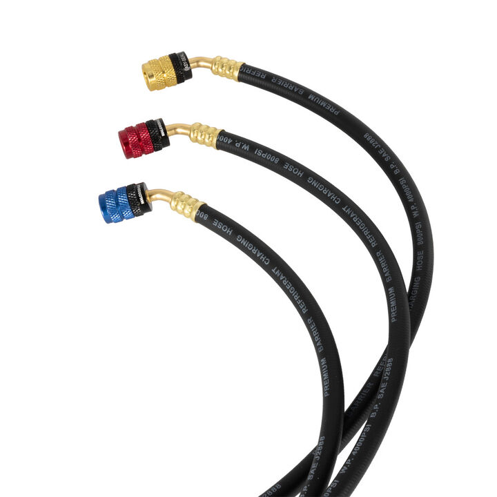 Malco Products ES7214516 72 Inch Easy Seal HVAC Hose Set with 1/4 SAE x 5/16 SAE 3 Pieces, large image number 3