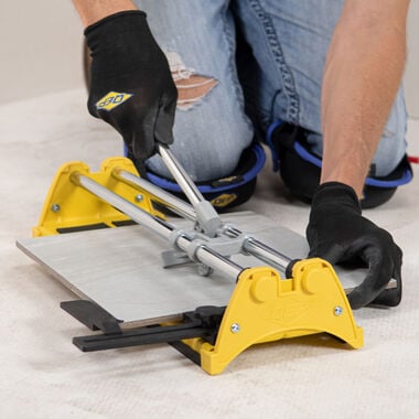 QEP 14 Inch Ceramic and Porcelain Tile Cutter with 1/2 Inch Cutting Wheel, large image number 1