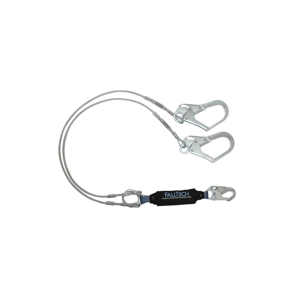 Falltech ViewPack 6' Double Leg Energy Shock Absorbing Lanyard, large image number 1