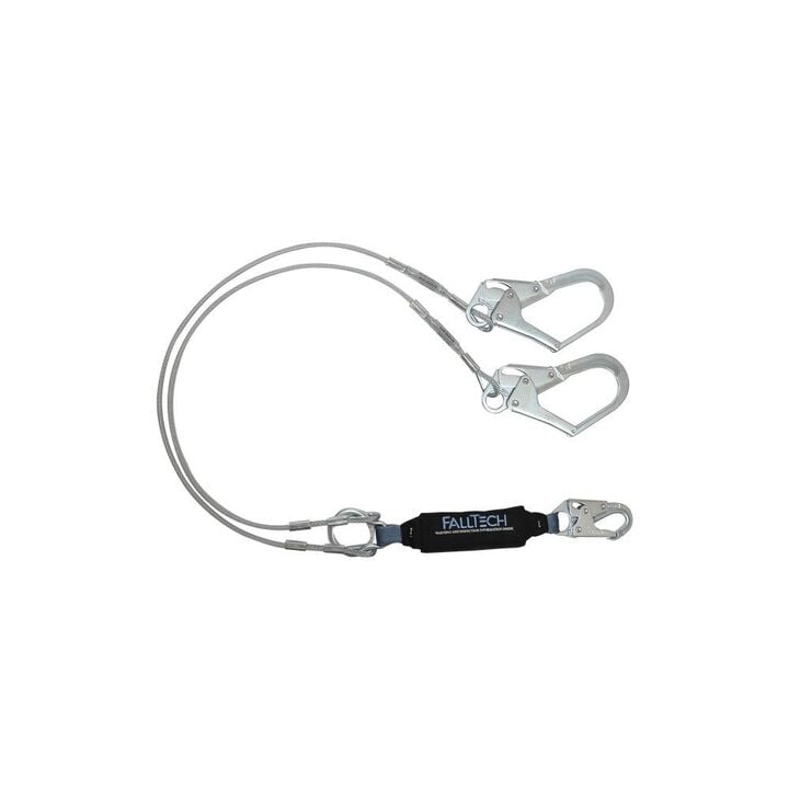 Falltech ViewPack 6' Double Leg Energy Shock Absorbing Lanyard, large image number 0
