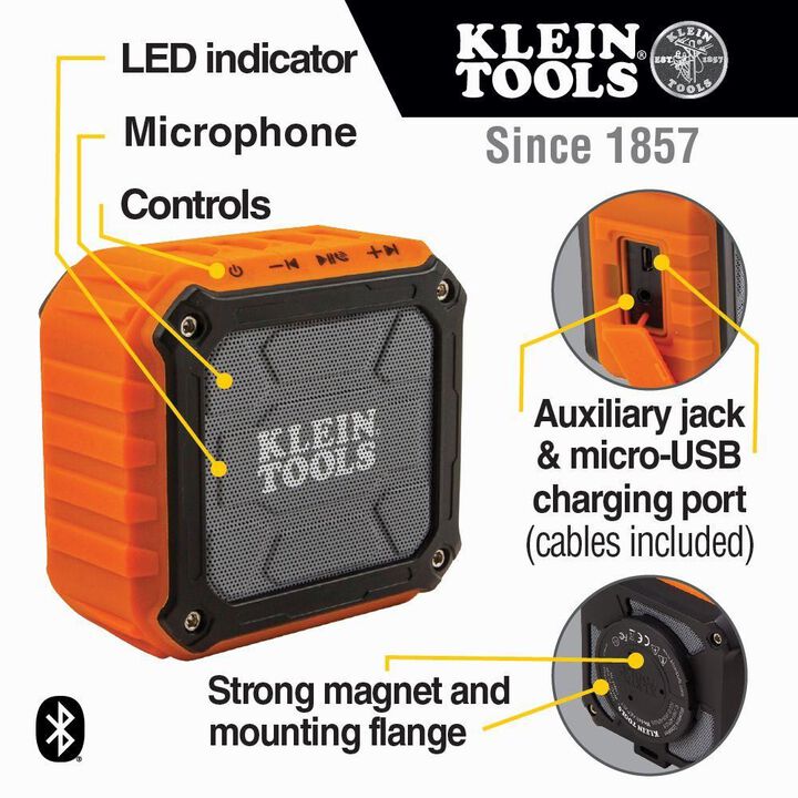 Klein Tools Wireless Jobsite Speaker, large image number 1