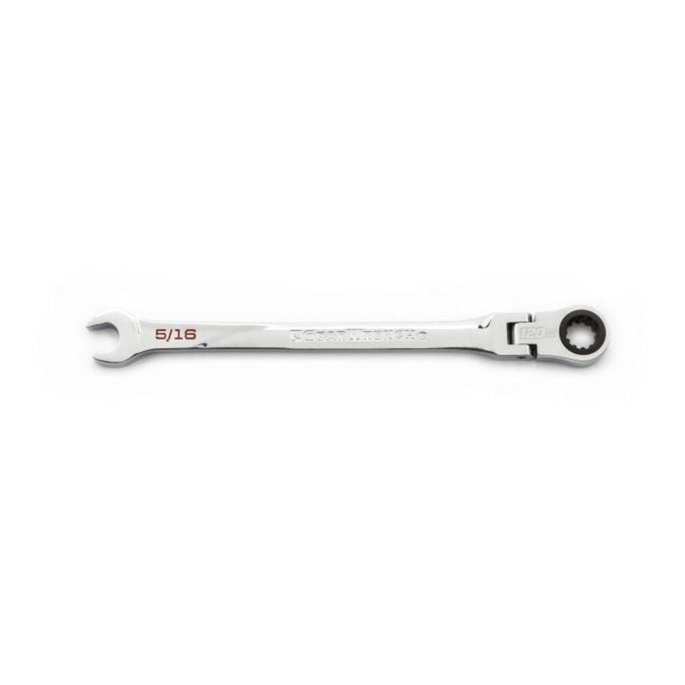 GEARWRENCH 120XP Flex Combination Ratcheting Wrench Universal Spline XL 5/16 In. - 86234