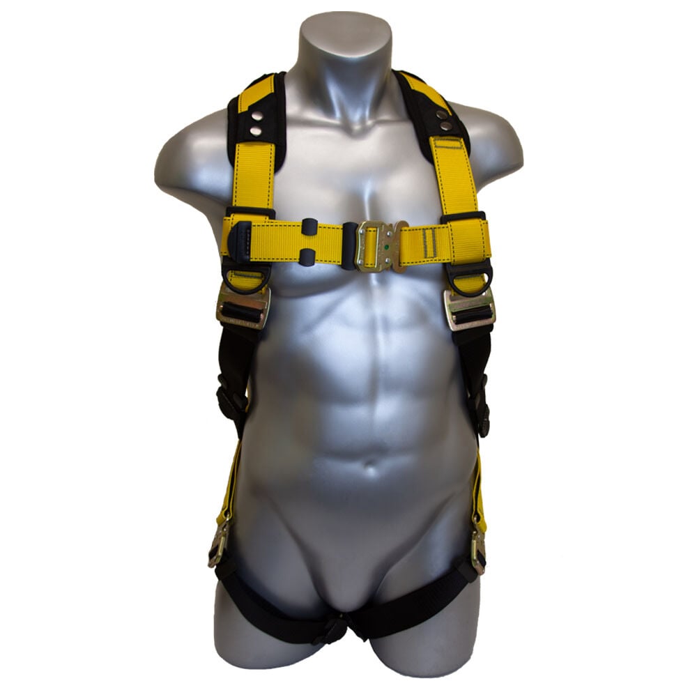Guardian Fall Protection Series 3 Full-Body Harness with QC Chest/Legs Buckle XL-Size 2XL – 37150