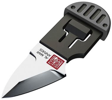AL MAR Knives 1.3in Stinger Keychain Fixed Knife, Black