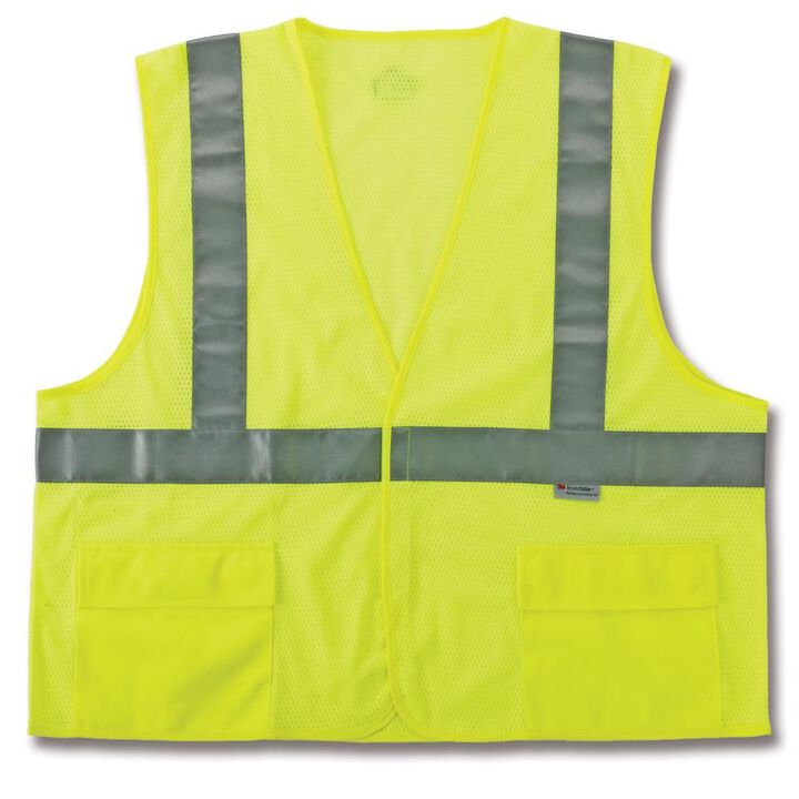 Ergodyne GloWear 8220HL Class 2 Lime Green Safety Vest - S/M, large image number 0