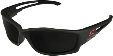 Edge Kazbek Torque Polarized Safety Glasses Vapor Shield Matte Black Frame Smoke Lens