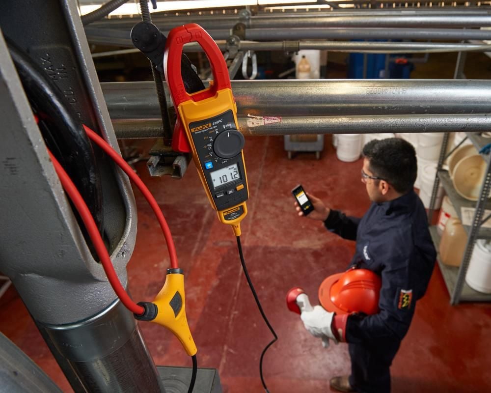 Fluke 376 FC True-RMS AC/DC Clamp Meter with iFlex, large image number 4