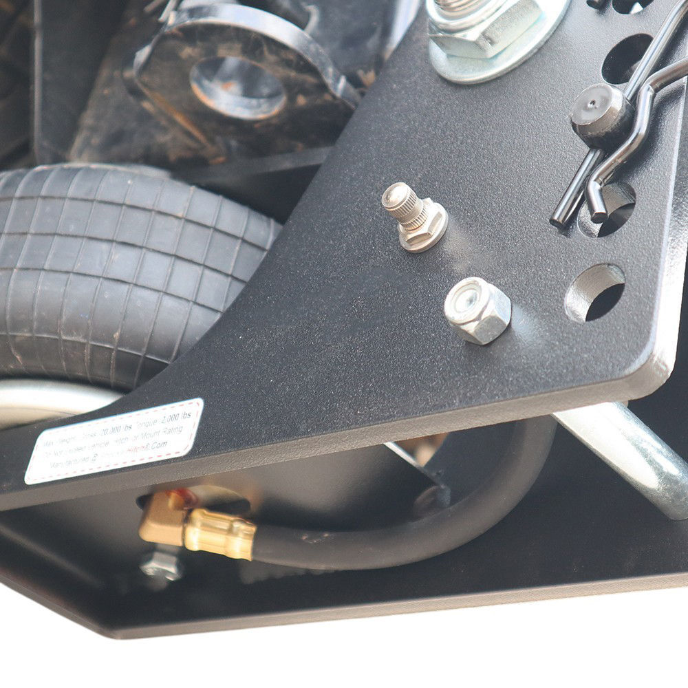 Shocker Hitch HD 20K Max Black 2 Inch Air Receiver Hitch & Raised Ball Mount 2 Inch Hitch Ball, large image number 8