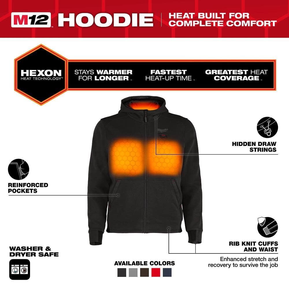 Milwaukee M12 Heated Hoodie, large image number 2