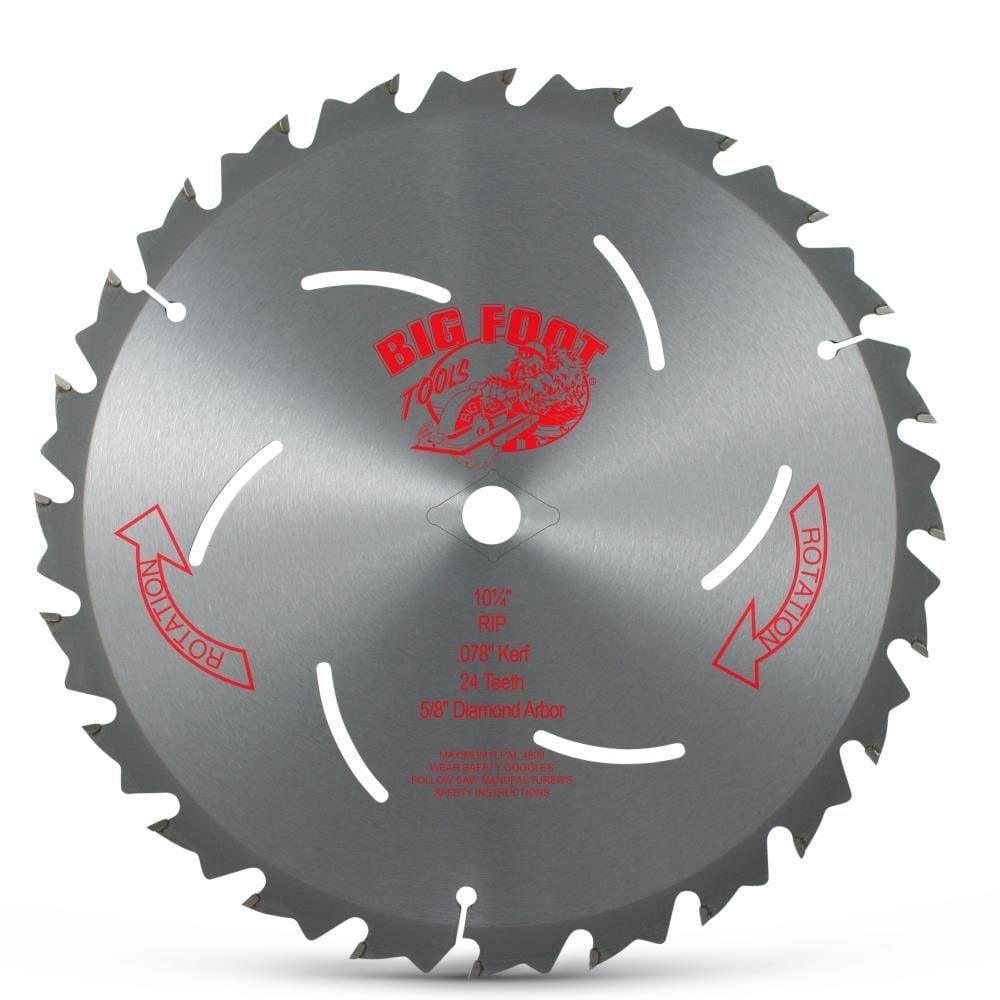 Big Foot Tools 10-1/4 Inch 24 Tooth Rip Blade, large image number 1