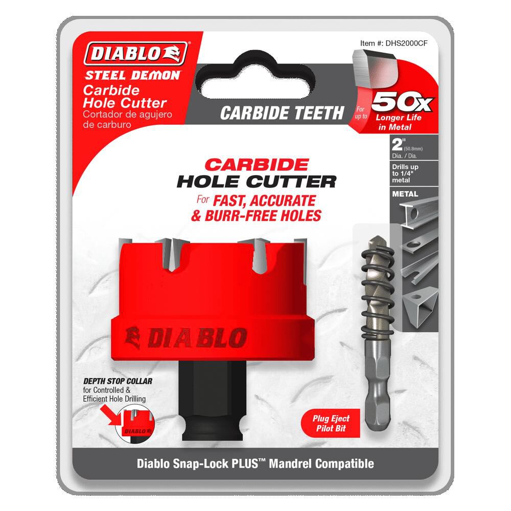 Diablo Tools 2 Inch Steel Demon Carbide Teeth Hole Cutter, large image number 3